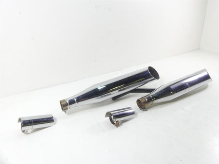 2007 Honda VTX1800 T1 Cobra Slash Cut Slip On Exhaust Pipe Mufflers 1176SC {{ shop.shopifyCountryName }} - Mototech271