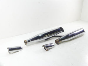 2007 Honda VTX1800 T1 Cobra Slash Cut Slip On Exhaust Pipe Mufflers 1176SC | Mototech271