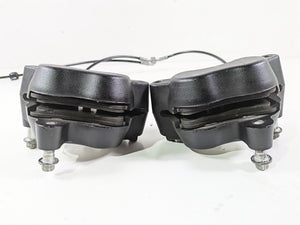 2014 Harley FXDF Dyna Fat Bob Front Brake Caliper & Line Set 41300001 41300002