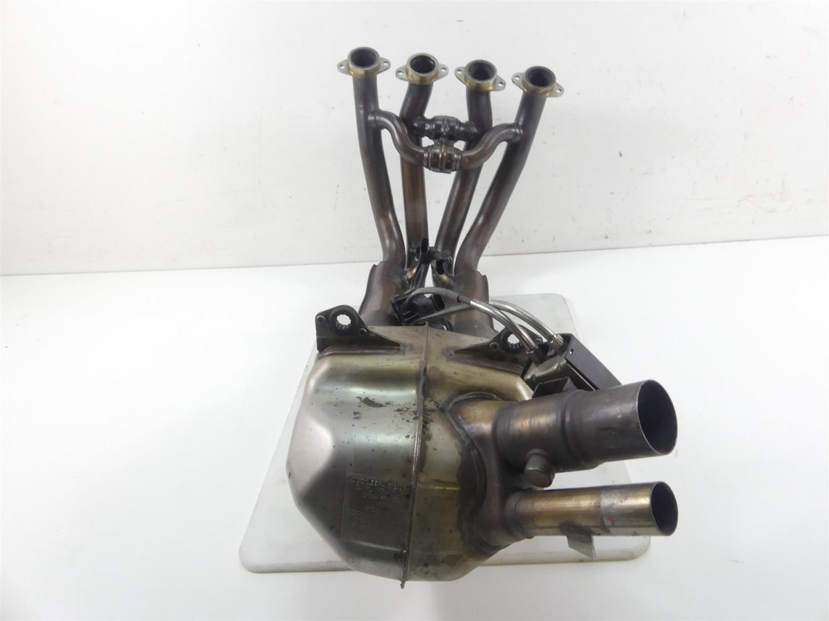 2016 BMW S1000XR K49 Oem Exhaust Header Manifold Chamber & Servo Set 18518553736 {{ shop.shopifyCountryName }} - Mototech271