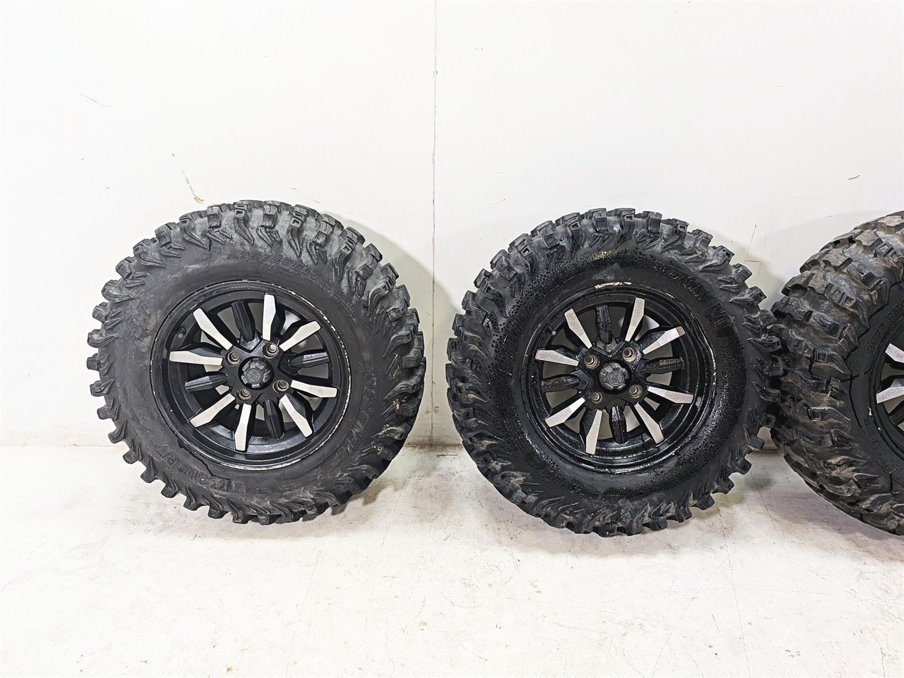 2017 Yamaha YXZ1000R EPS SS 14x8 14x6.5 Wheel & Tire Set - Read