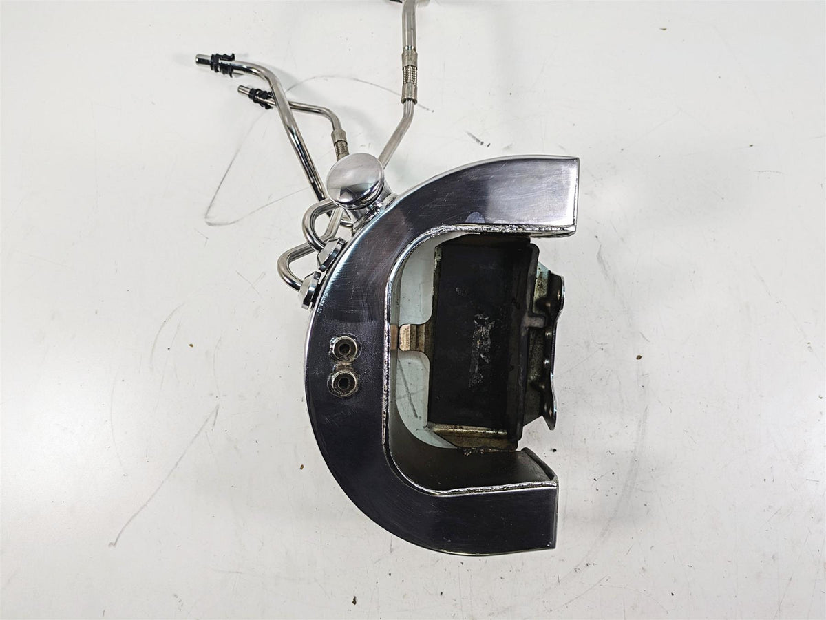 2000 Harley FXSTS Softail Springer Chrome Oil Tank Reservoir 62498-01A {{ shop.shopifyCountryName }} - Mototech271