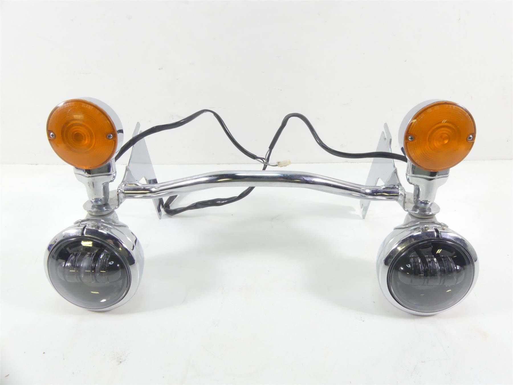 2001 Harley Touring FLHRCI Road King Front LED Spot Light Blinker Set 68712-94A {{ shop.shopifyCountryName }} - Mototech271