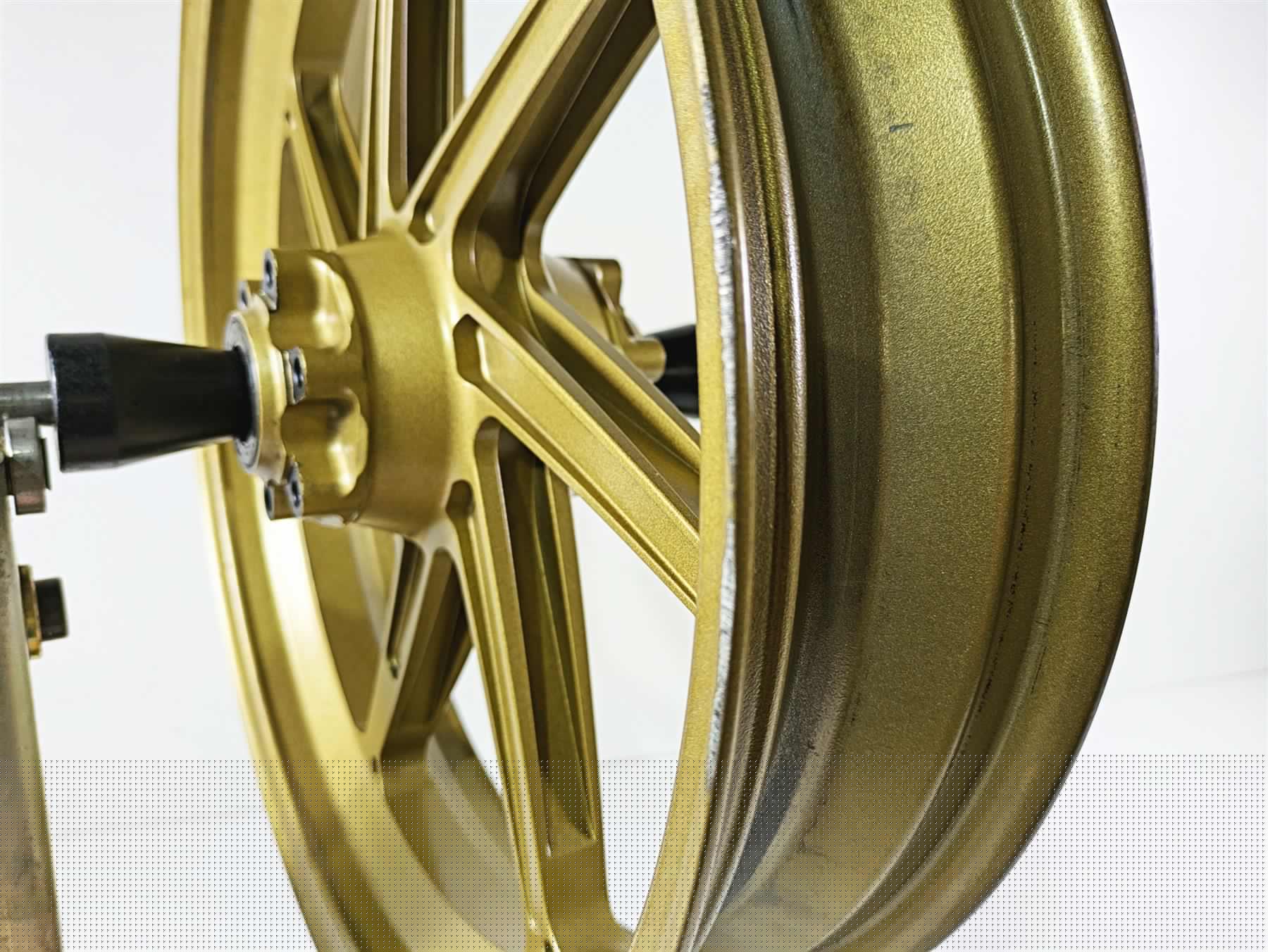 2016 BMW S1000RR K46 Front Wheel Rim Forged Gold 17x3.5 -Dent 36318548892 {{ shop.shopifyCountryName }} - Mototech271