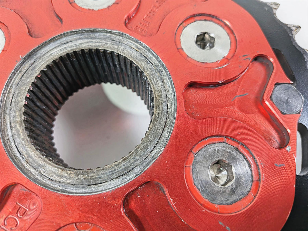 2017 Ducati Panigale 1299 AEM Factory Red Sprocket & Flange DU092 S50-804R-41-Mototech271