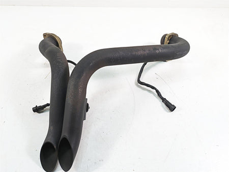 2009 Harley Softail FLSTSB Cross Bones Short Shots Dual Exhaust Pipe Sash Cut {{ shop.shopifyCountryName }} - Mototech271