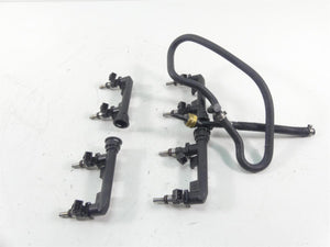 2012 BMW S1000RR K46 Fuel Injectors Rails Pressure Sensor Set - Read 13548532988