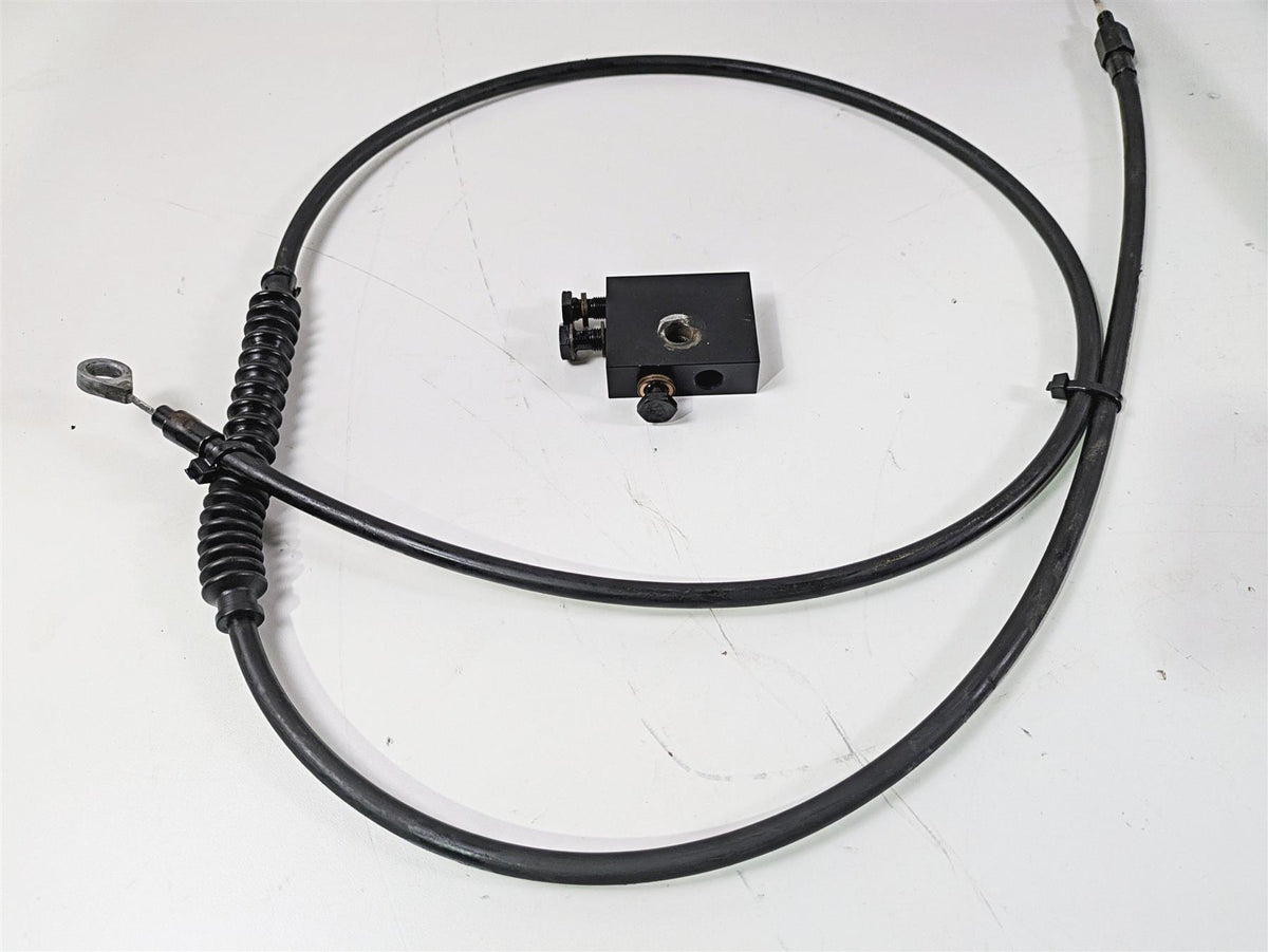 2015 Harley FXDF Dyna Fat Bob Handlebar Handle Bar 14" Tall & Cables {{ shop.shopifyCountryName }} - Mototech271