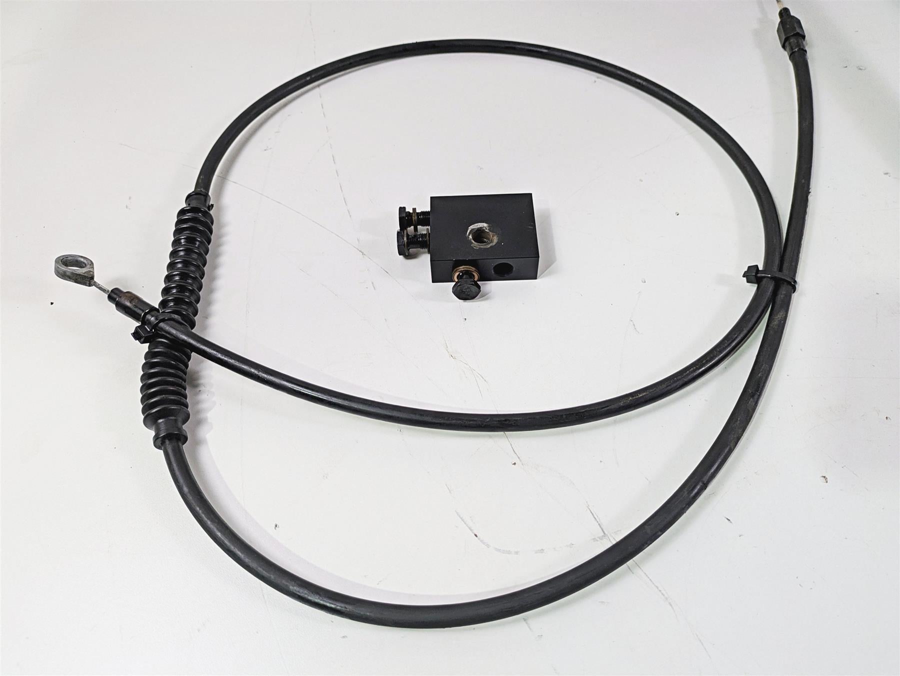 2015 Harley FXDF Dyna Fat Bob Handlebar Handle Bar 14" Tall & Cables {{ shop.shopifyCountryName }} - Mototech271