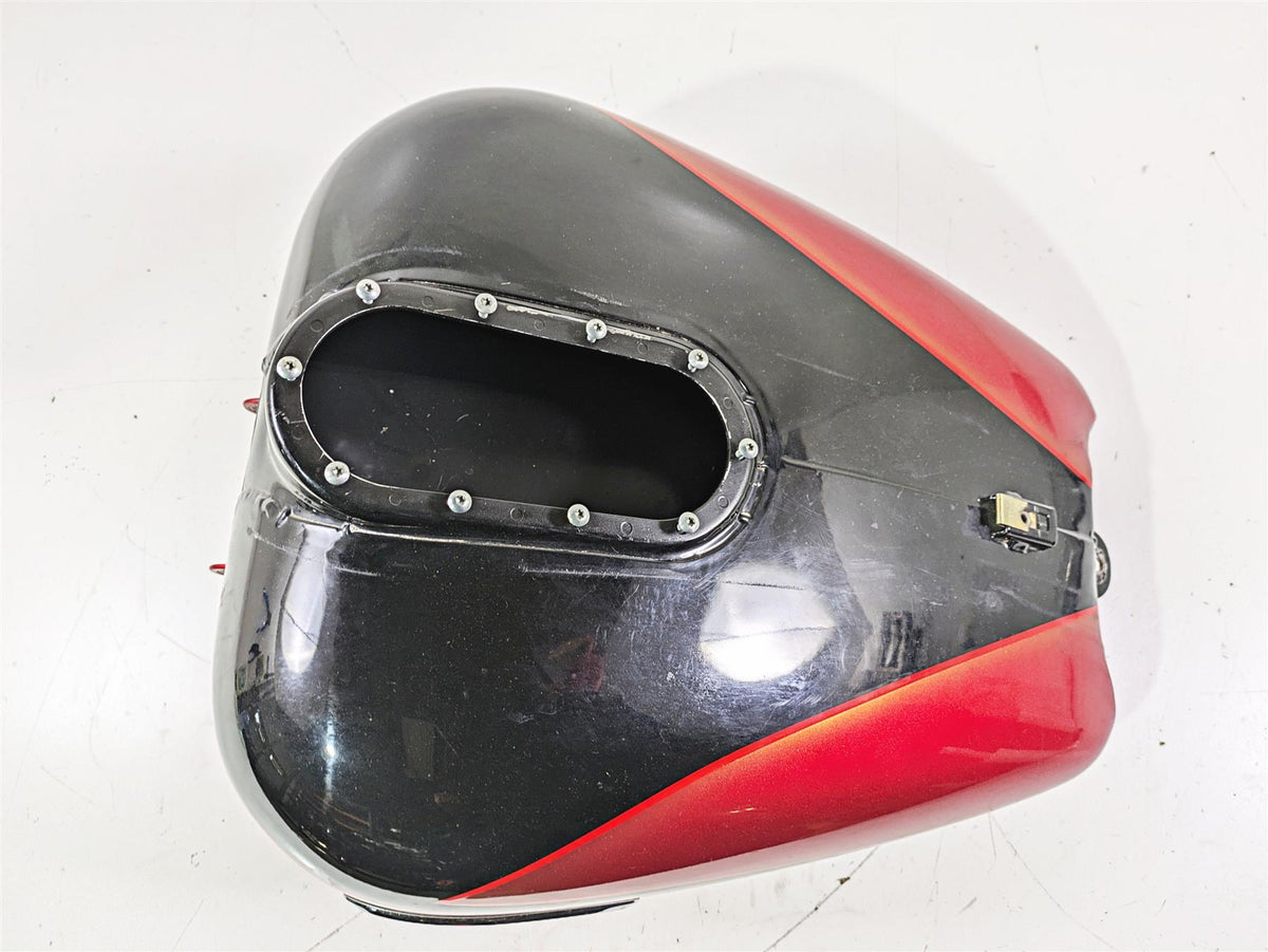 2007 Harley Touring FLHTCU SE CVO E-Glide Fuel Gas Tank Cherry Black Ice 61356-03 {{ shop.shopifyCountryName }} - Mototech271