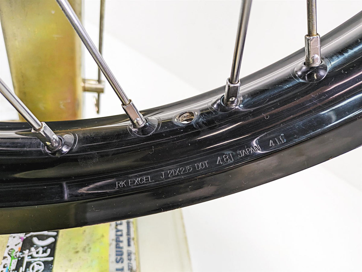 2012 Triumph Tiger 800XC ABS Straight 21x2.15 Front Wheel Spoke Rim T2004400 {{ shop.shopifyCountryName }} - Mototech271