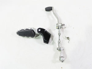 2022 Ducati Scrambler Desert Sled Left Front Foot Peg Mount & Shifter 82433661A | Mototech271