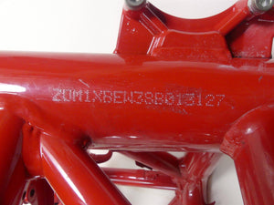 2008 Ducati 1098 S Straight Red Main Frame Chassis - Slvg 47011871BA