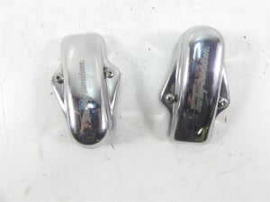 2004 Harley Softail FXSTD SE CVO Deuce Rear Chrome Axle Nut Covers 44500-03B | Mototech271