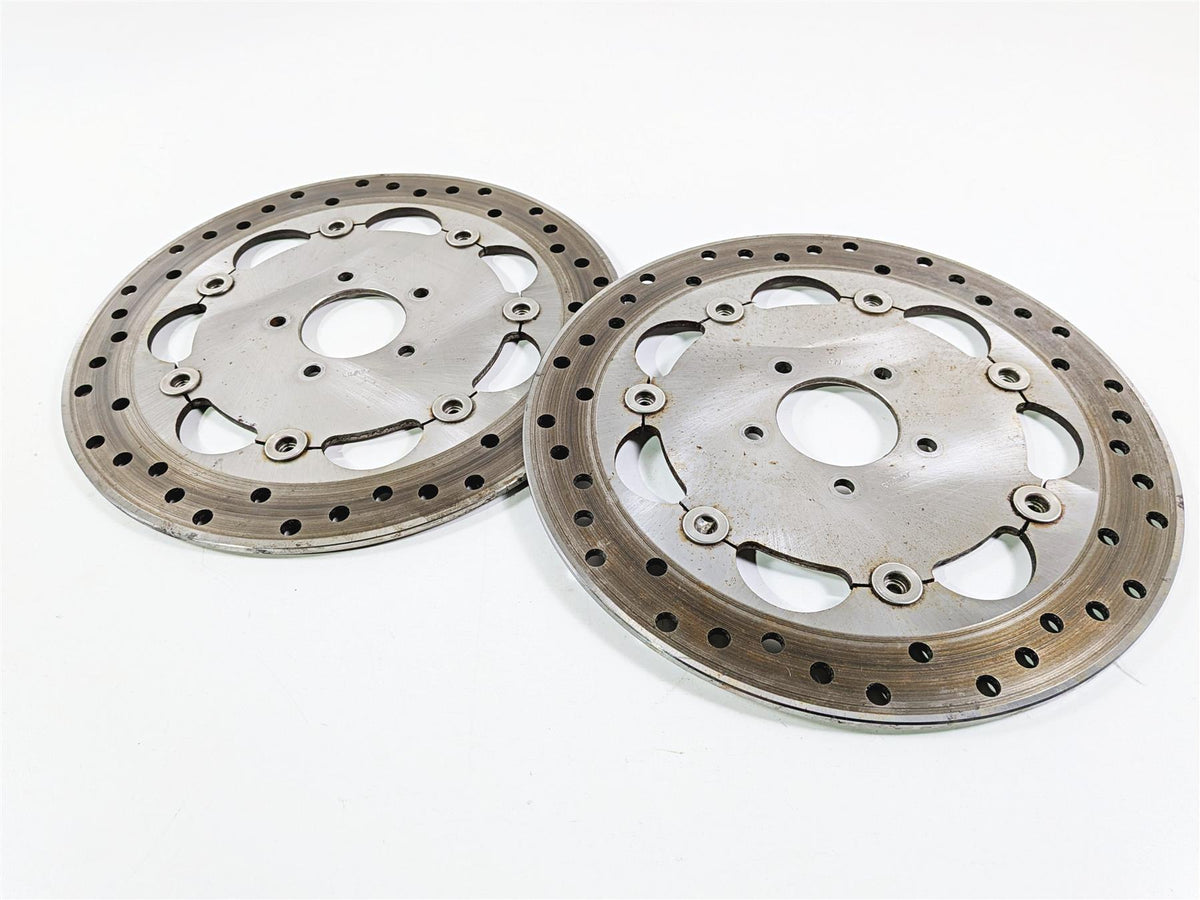 2011 Harley FXDF Dyna Fat Bob Front Brake Rotor Disc Set 4.9mm 42040-06 {{ shop.shopifyCountryName }} - Mototech271