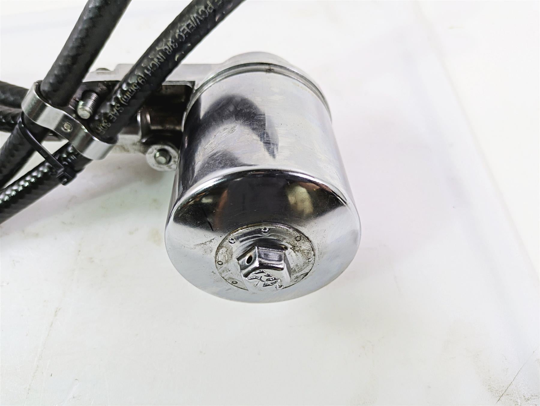 2002 Indian Spirit Deluxe Oil Filter Mount Holder Housing Flange 04-025 {{ shop.shopifyCountryName }} - Mototech271
