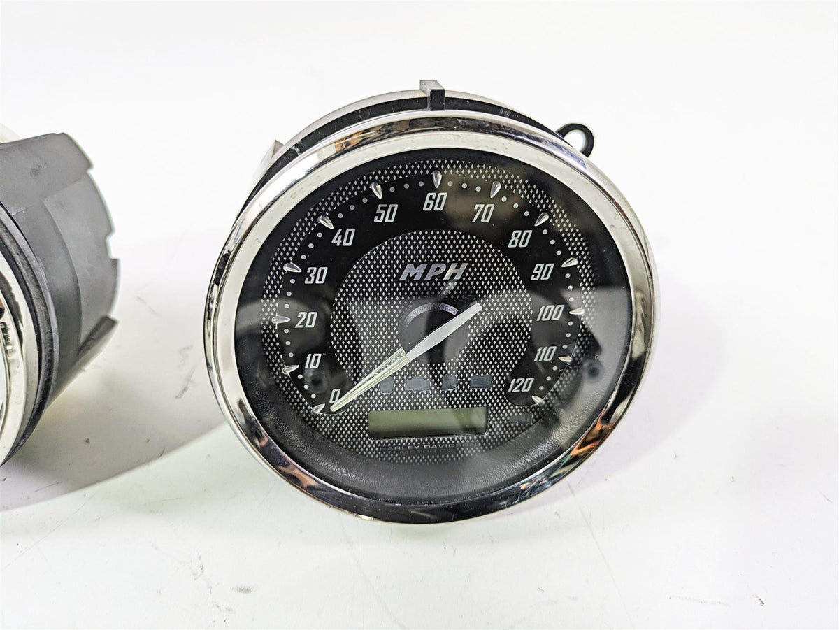 2011 Harley Touring FLHTCUSE CVO E-Glide Speedo Tacho Meter Gauges Set 70731-10 {{ shop.shopifyCountryName }} - Mototech271