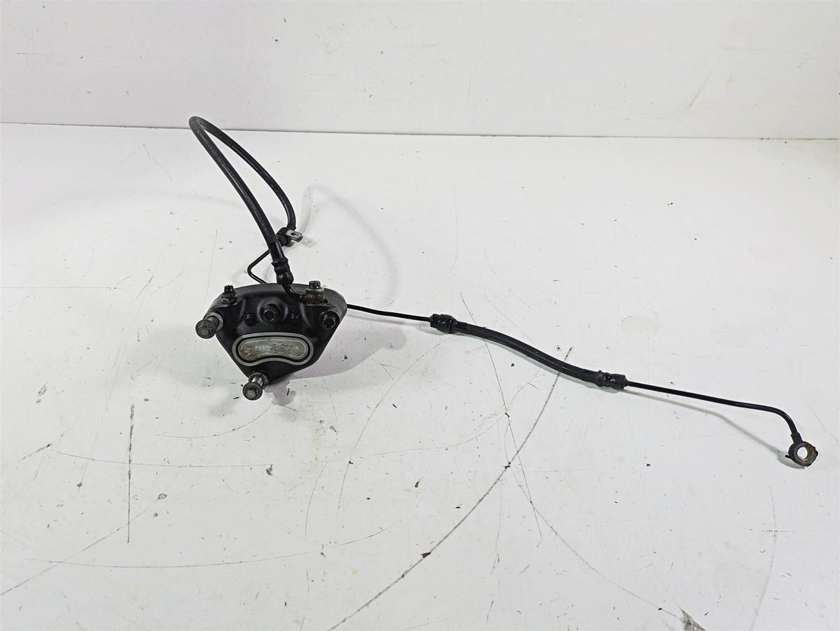 2007 Harley FXDWG Dyna Wide Glide Front Brake Caliper + Line 44046-00D {{ shop.shopifyCountryName }} - Mototech271