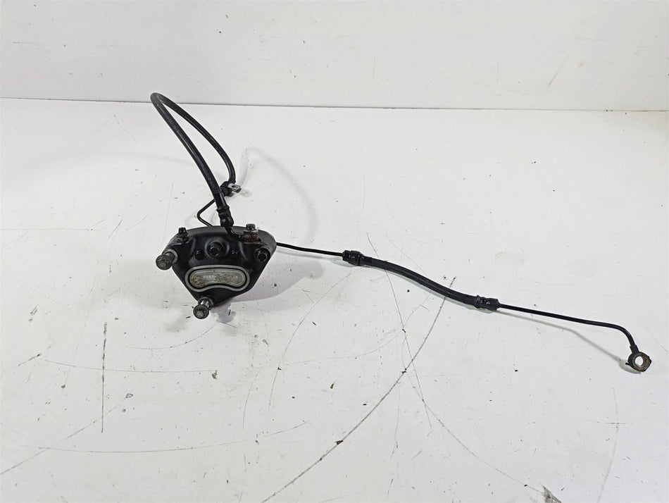 2007 Harley FXDWG Dyna Wide Glide Front Brake Caliper + Line 44046-00D {{ shop.shopifyCountryName }} - Mototech271