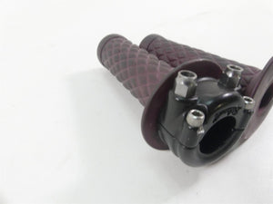 2017 Harley Dyna FXDB Street Bob Biltwell Throttle Grip Handle Set 6602-201-01 | Mototech271