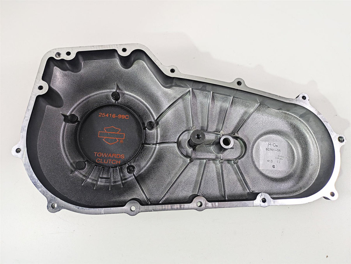 2009 Harley FXDC Dyna Super Glide Outer Primary Drive Clutch Cover Mid 60761-06 {{ shop.shopifyCountryName }} - Mototech271