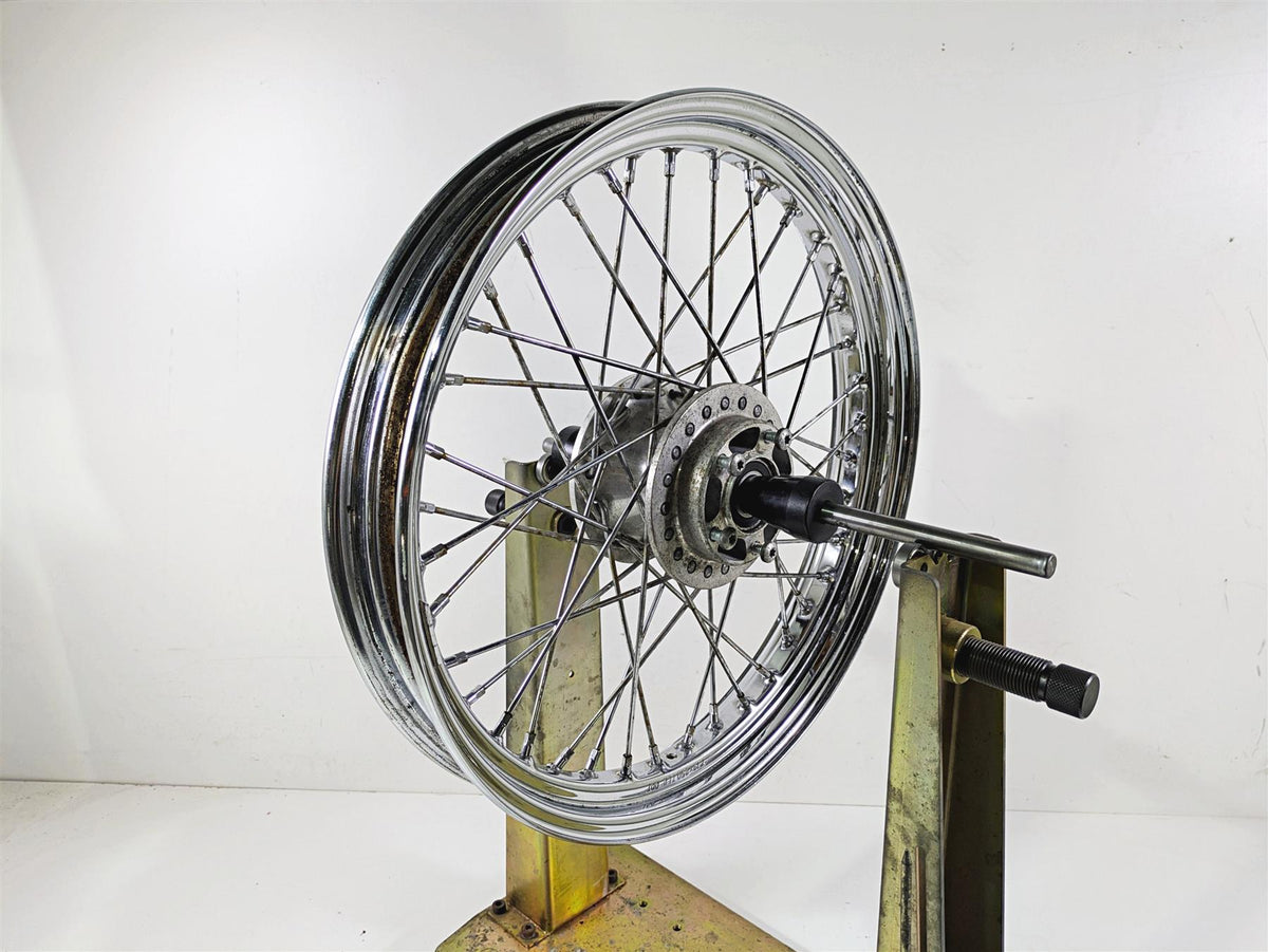 2011 Harley FXDC Dyna Super Glide Front Wheel Rim 19x2.5 0.66mm Runout 43105-08 {{ shop.shopifyCountryName }} - Mototech271