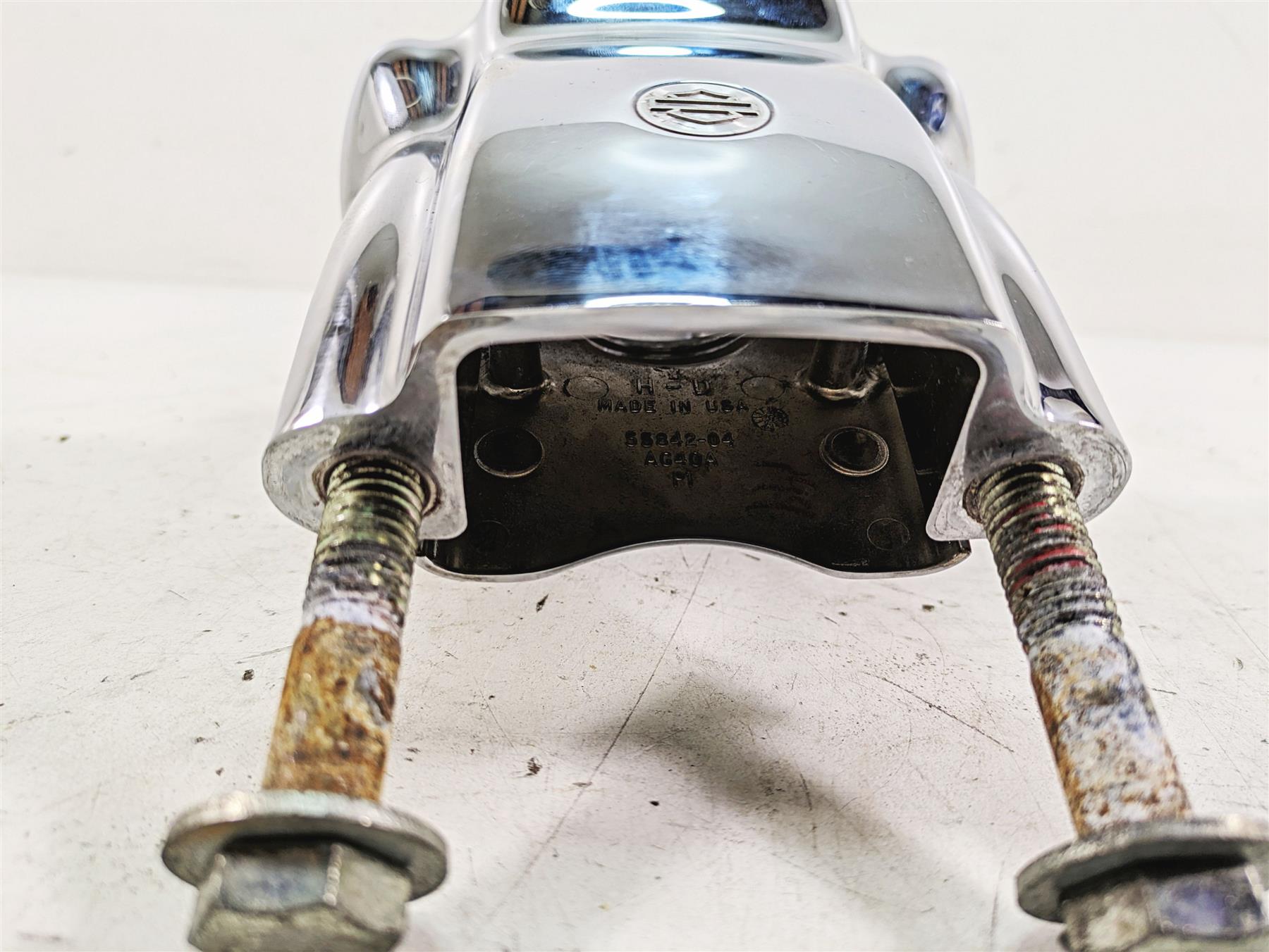 2007 Harley Sportster XL1200 C Riser Speedo Mount Chrome Cover Set 55842-04 {{ shop.shopifyCountryName }} - Mototech271