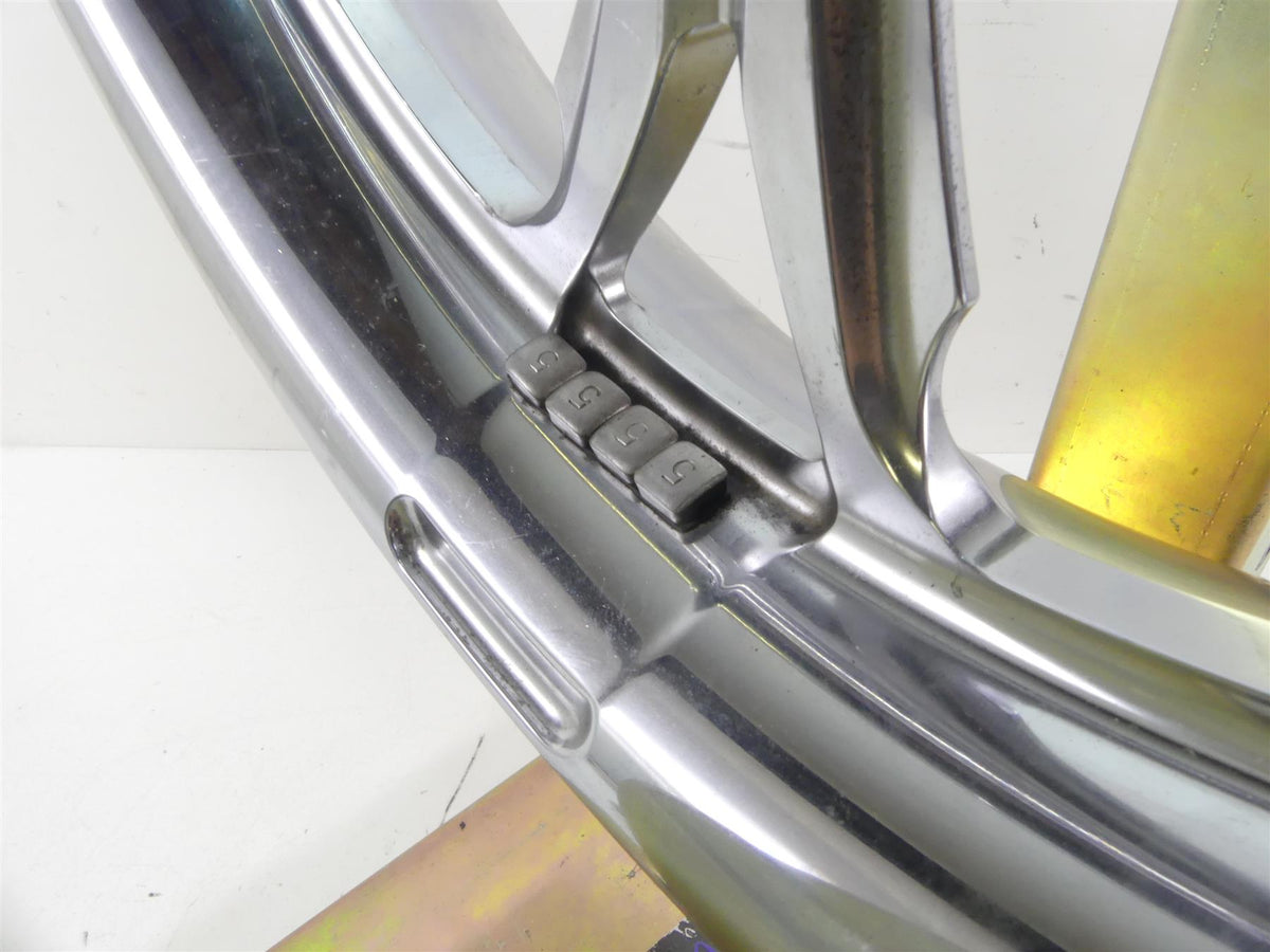 2013 Harley Touring FLHX Street Glide Bent Front Wheel Rim 21x3.5 9204-7106P {{ shop.shopifyCountryName }} - Mototech271