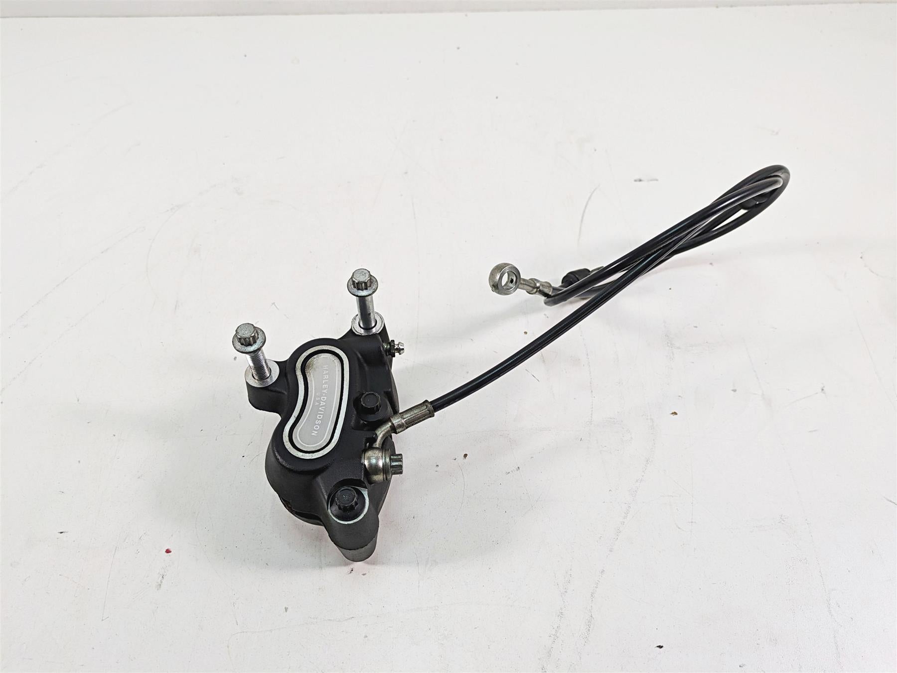 2012 Harley FLD Dyna Switchback Front Brake Caliper + Line 41300001 {{ shop.shopifyCountryName }} - Mototech271