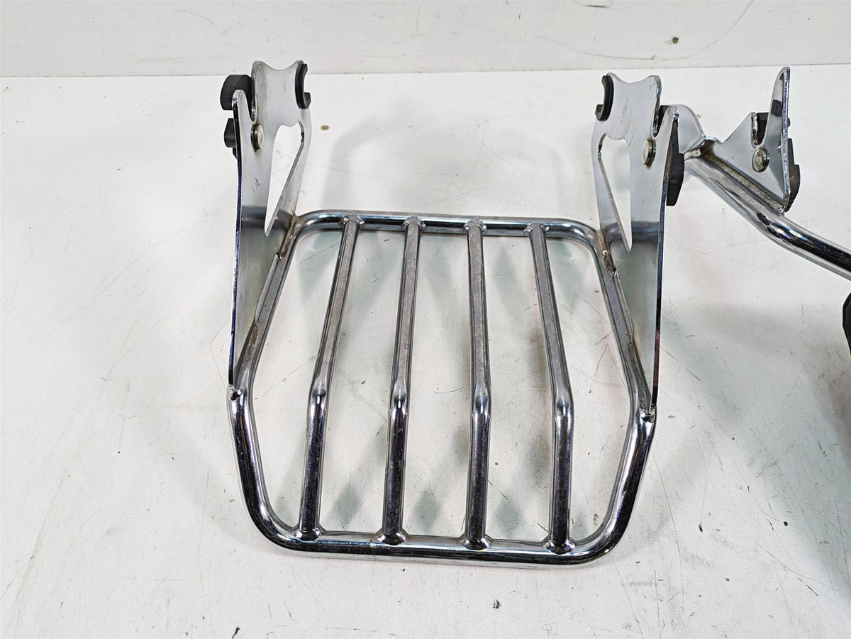 2011 Harley Touring FLHR Road King Passenger Backrest Luggage Rack Quick Release Set {{ shop.shopifyCountryName }} - Mototech271