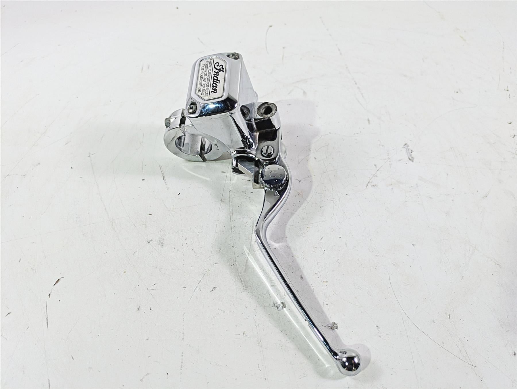 2018 Indian Chieftain Limited Chrome Front Brake Master Cylinder & Lever 1912865 {{ shop.shopifyCountryName }} - Mototech271