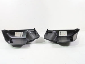 2007 Harley Touring FLHRSE CVO Road King Side Covers Fairings Black Ice 66048-97