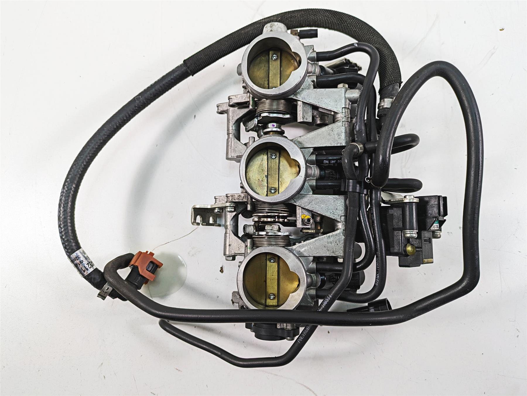 2012 Triumph Tiger 800XC ABS Keihin Throttle Body Fuel Injection Set T1243800 {{ shop.shopifyCountryName }} - Mototech271