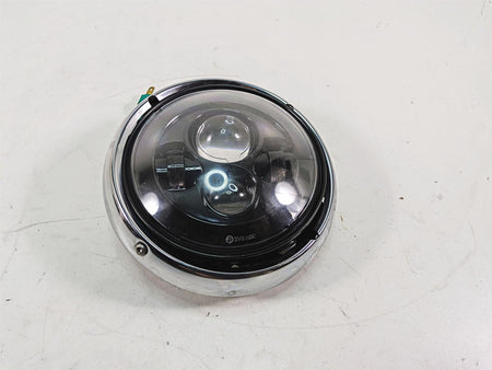 2012 Harley FLD Dyna Switchback Led Headlight + Oem Chrome Ring 67712-83B {{ shop.shopifyCountryName }} - Mototech271