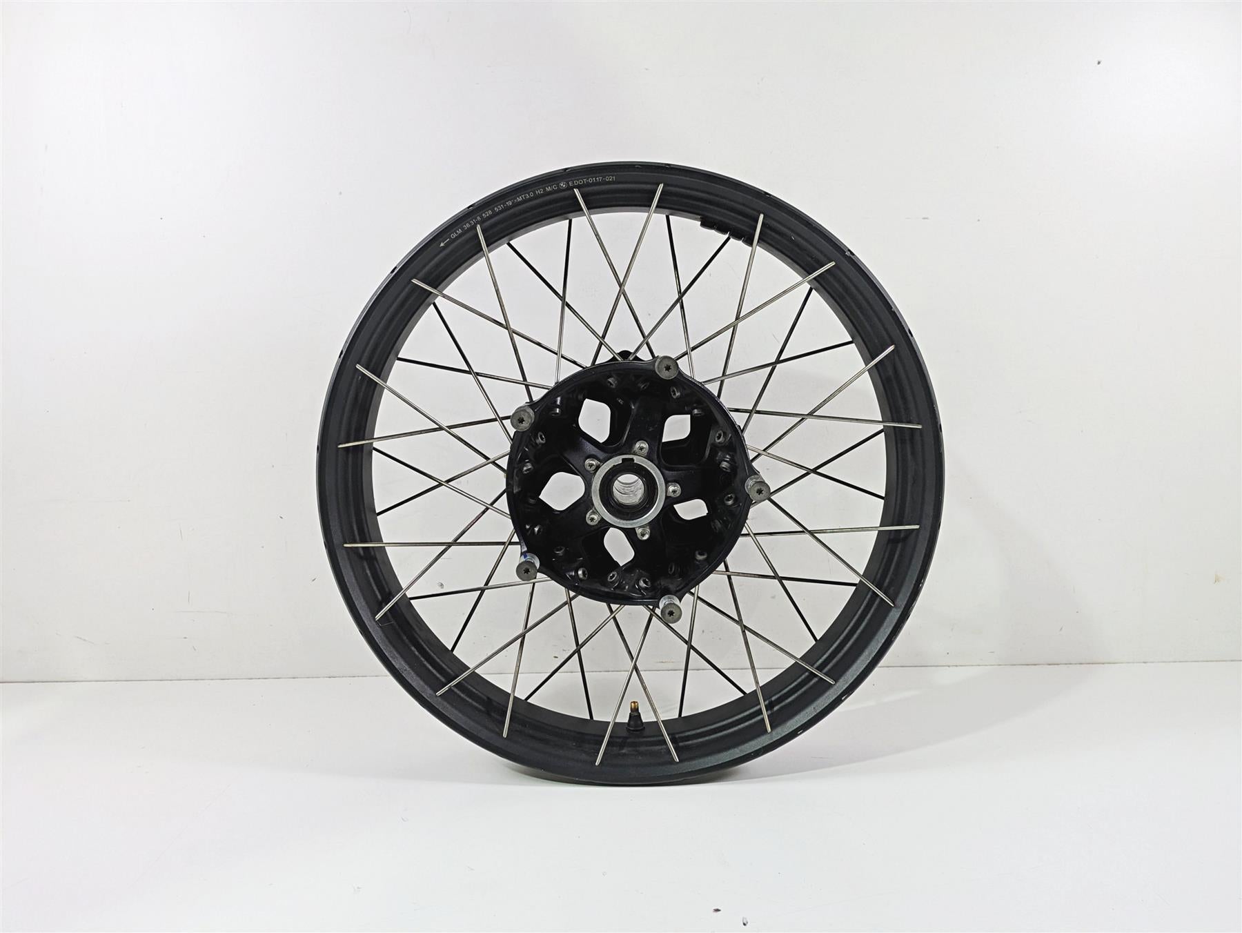 2018 BMW R nineT Urban GS K33 Straight 19x3 Front Wheel Spoke Rim 36318562512