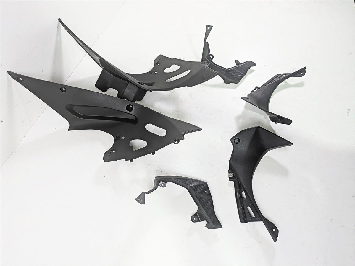 2020 Kawasaki ZX6R ZX636 Ninja Black Molded Plastic Infill Fairing Cover Set {{ shop.shopifyCountryName }} - Mototech271