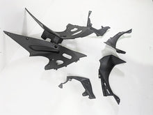 Load image into Gallery viewer, 2020 Kawasaki ZX6R ZX636 Ninja Black Molded Plastic Infill Fairing Cover Set

