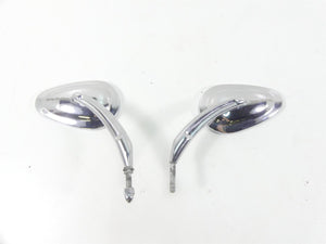 2004 Harley FLHTC SE CVO Electra Glide Nice Chrome Tear Drop Mirror Set 91928-03