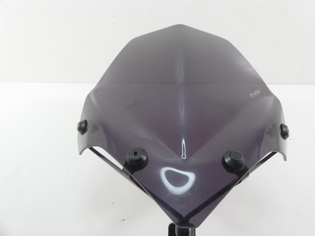 2013 Triumph Street Triple 675R Puig Street Screen Smoked Windshield 5658H {{ shop.shopifyCountryName }} - Mototech271