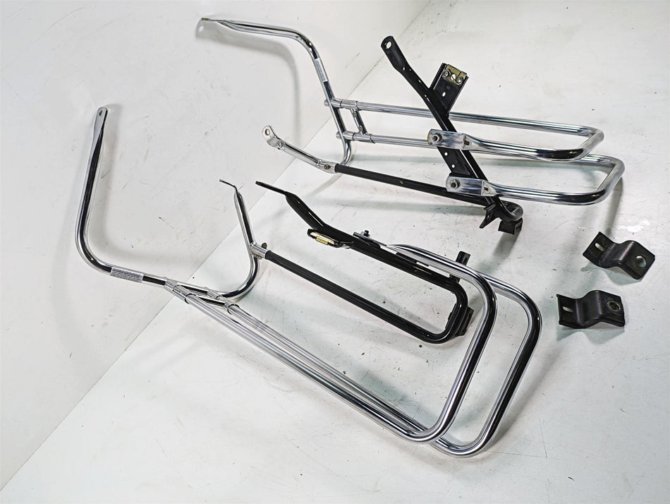 2009 Harley Touring FLHTCU Electra Glide Saddlebag Guard Holder Set 49188-09 {{ shop.shopifyCountryName }} - Mototech271