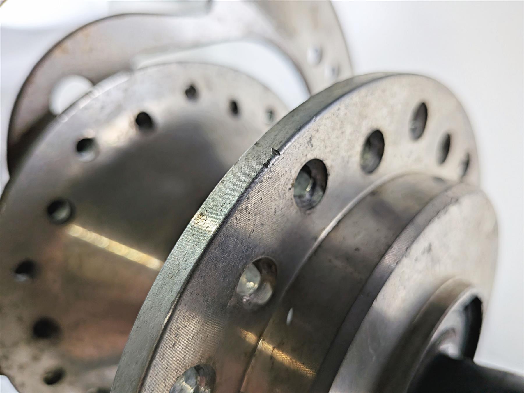 2003 Harley Sportster XL1200 Front Spoke Wheel Hub + Brake Disc Set 43105-05A {{ shop.shopifyCountryName }} - Mototech271