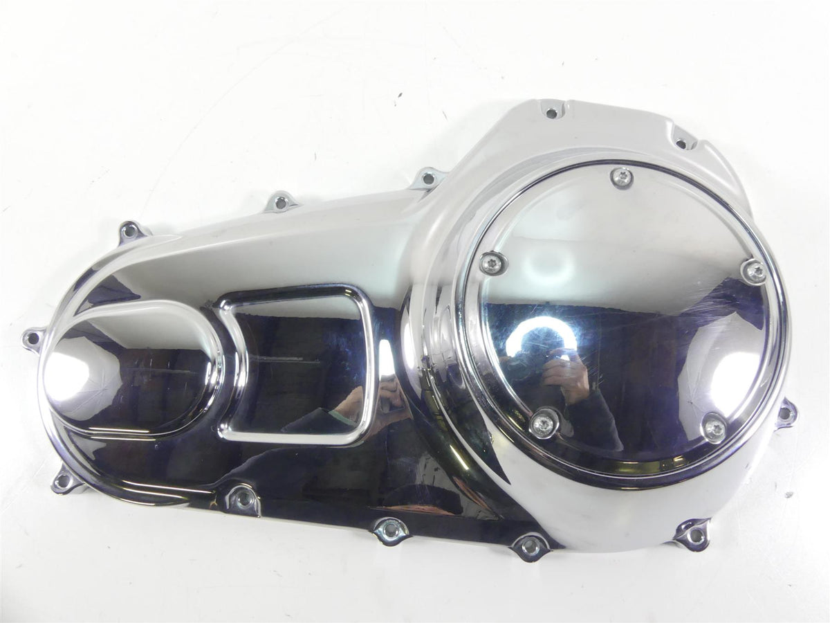 2009 Harley FLHTCU SE4 CVO E-Glide Outer Primary Drive Clutch Cover 60685-07 {{ shop.shopifyCountryName }} - Mototech271