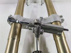 2008 Suzuki GSXR600 Front End Fork Leg Triple Tree Axle 51103-01H10 51104-01H10