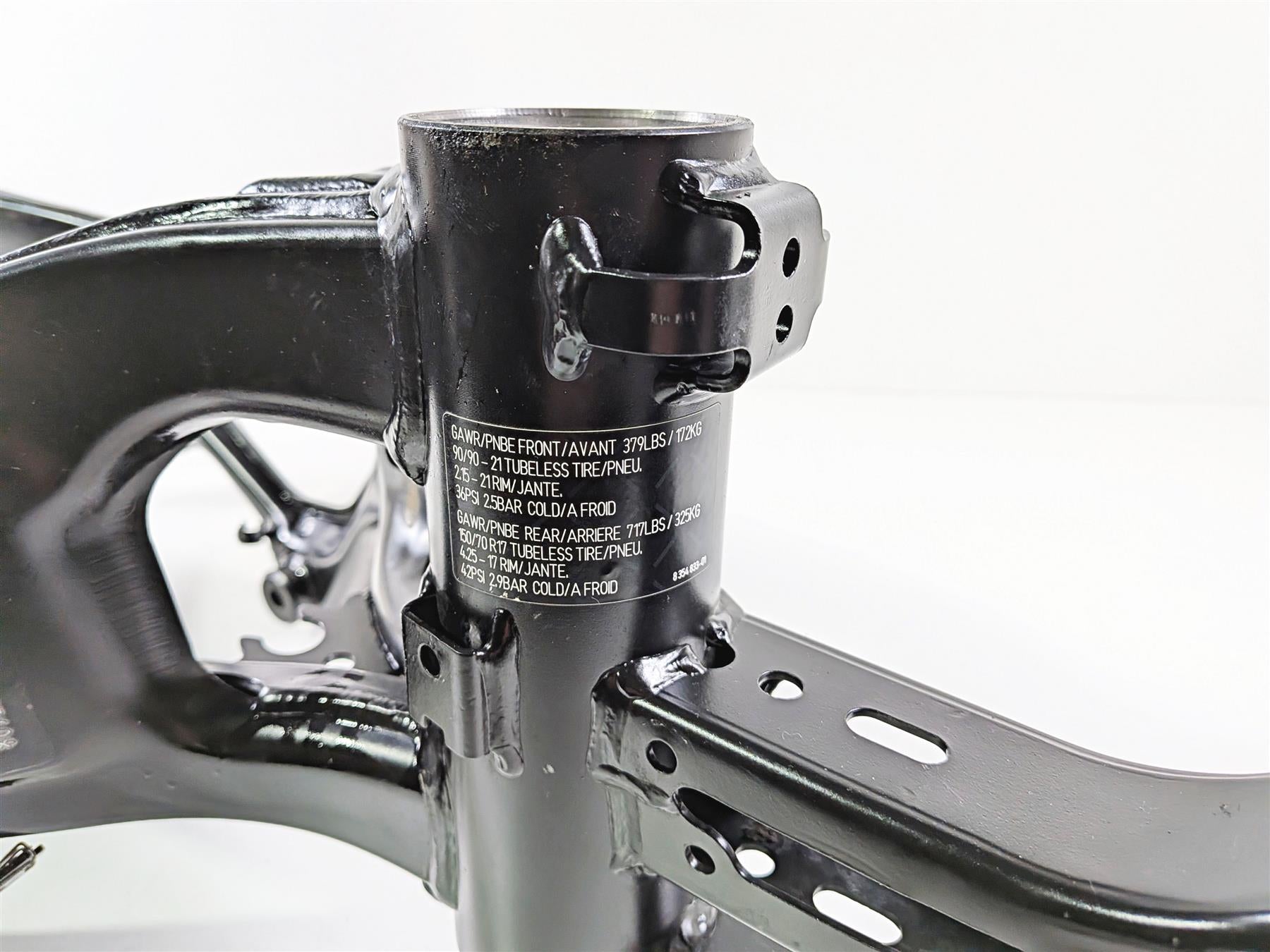 2023 BMW F850GS K81 Straight Main Frame Chassis With Clean Alaska Title 46511600243 {{ shop.shopifyCountryName }} - Mototech271