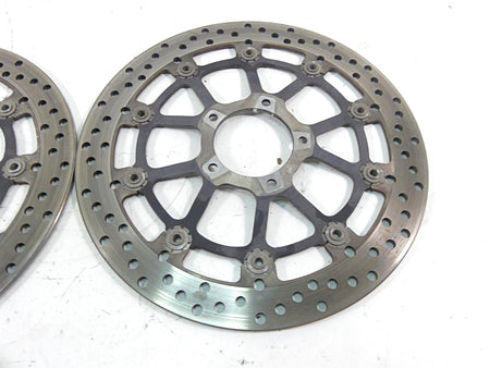 2013 Ducati Diavel Red Front Brembo Brake Disc Rotor Set 49241011A {{ shop.shopifyCountryName }} - Mototech271