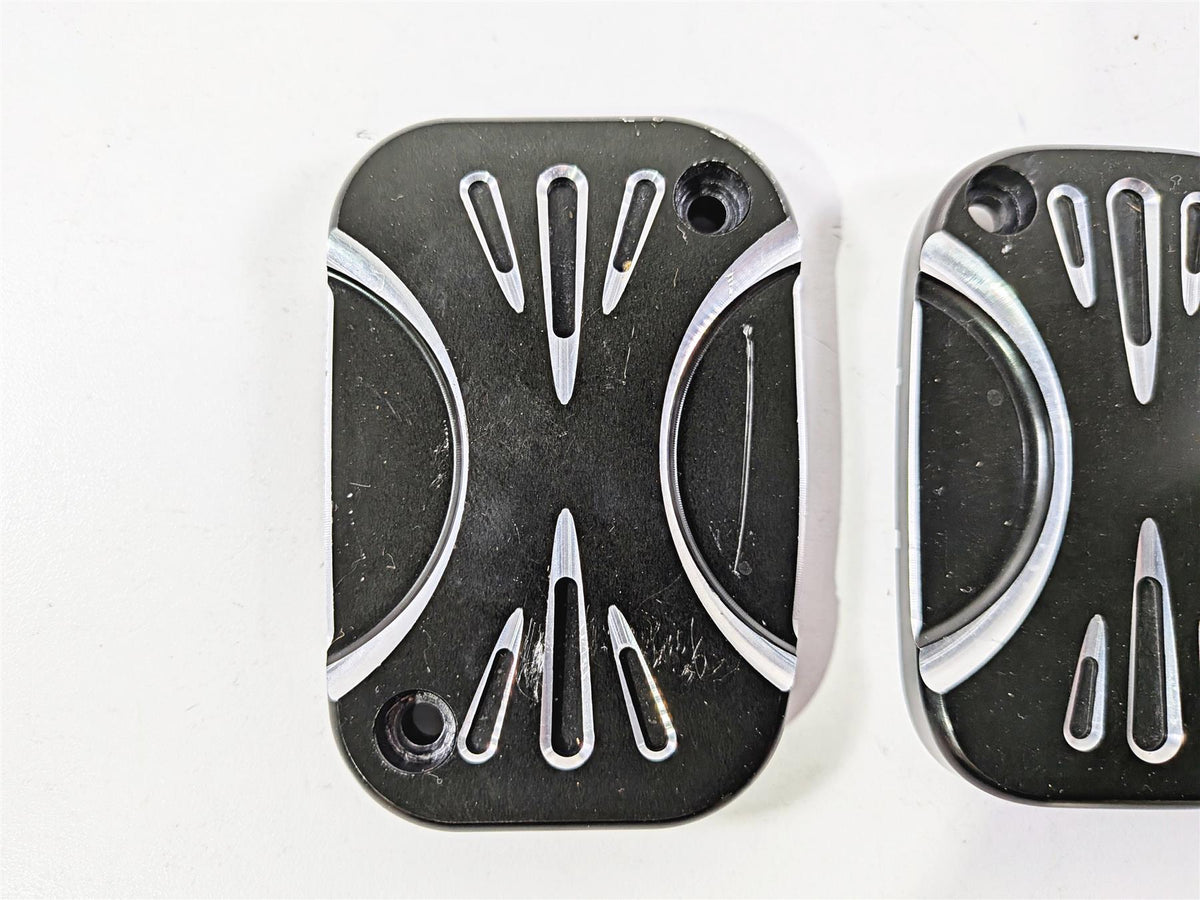 2017 Harley Touring FLHXS Street Glide Arlen Ness Deep Cut Master Cylinder Cover Set {{ shop.shopifyCountryName }} - Mototech271