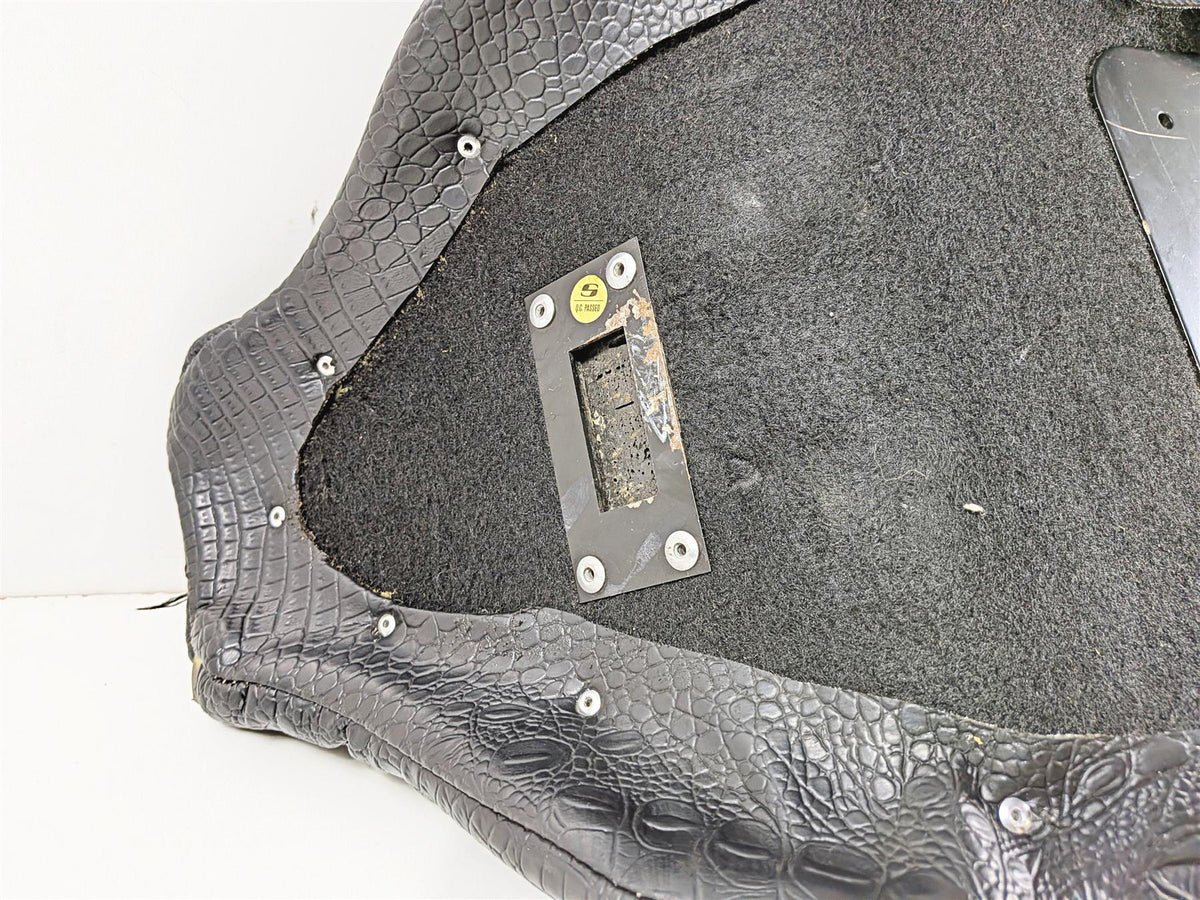 2017 Harley Touring FLHXS Street Glide Aftermarket Alligator Skin Seat Side & Fron Cover Set {{ shop.shopifyCountryName }} - Mototech271