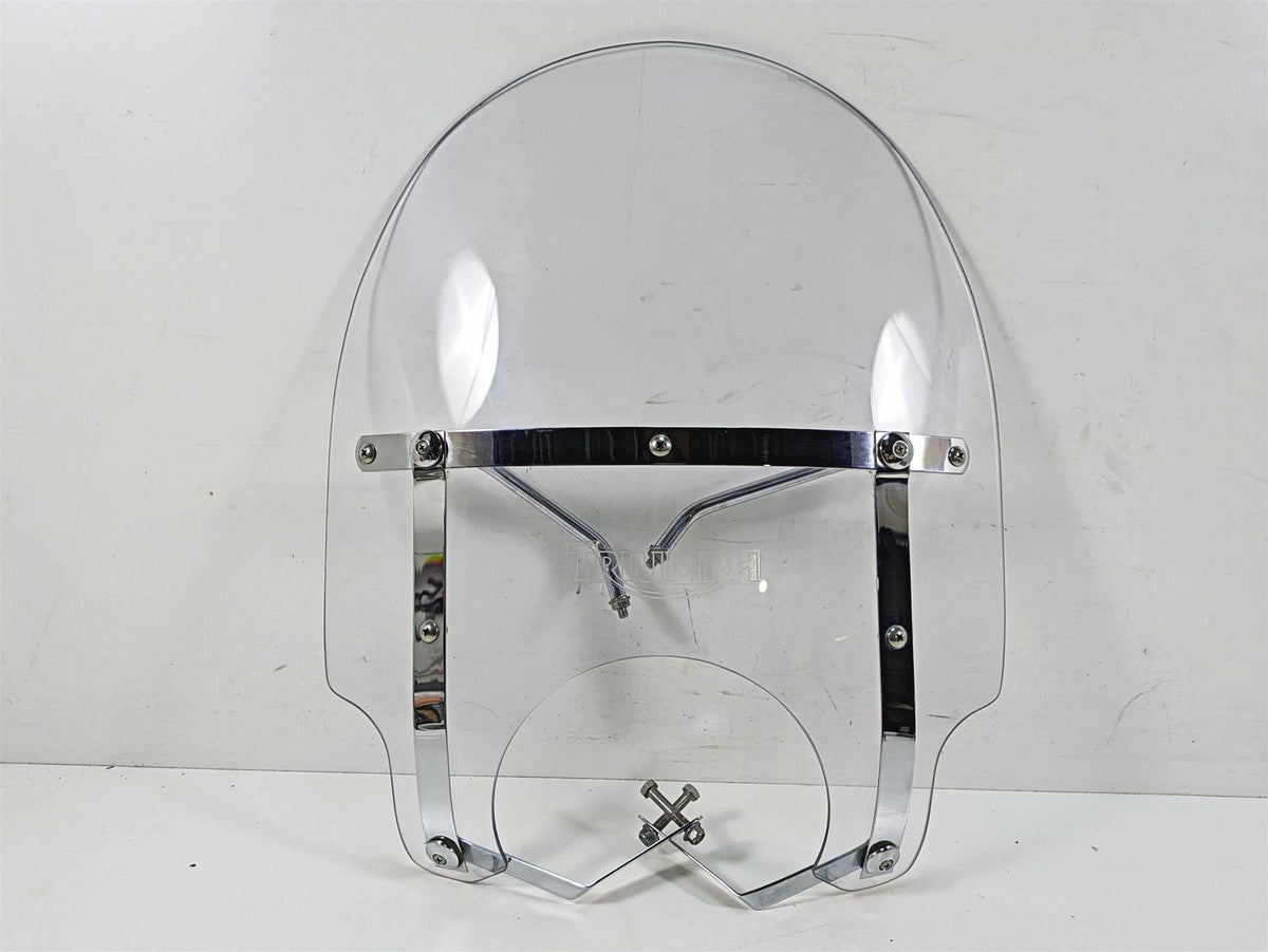 2011 Triumph America Roadster Screen Wind Shield Windshield + Mounts A9748030 {{ shop.shopifyCountryName }} - Mototech271