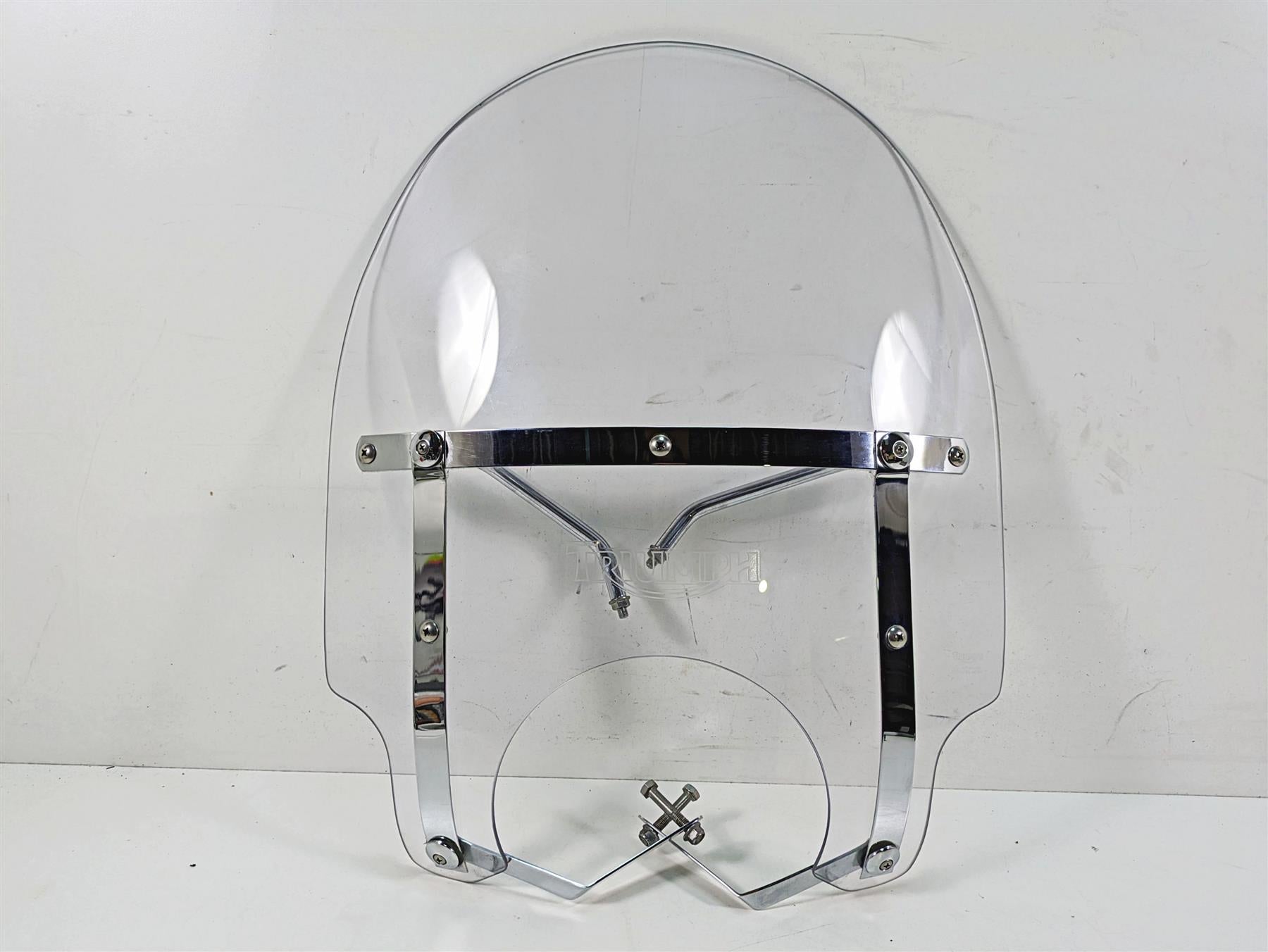 2011 Triumph America Roadster Screen Wind Shield Windshield + Mounts A9748030 {{ shop.shopifyCountryName }} - Mototech271