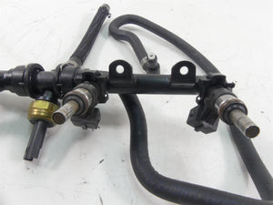 2012 BMW S1000RR K46 Fuel Injectors Rails Pressure Sensor Set - Read 13548532988